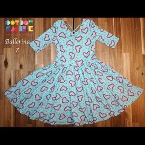 Dot Dot Smile twirly ballerina dress size 7
